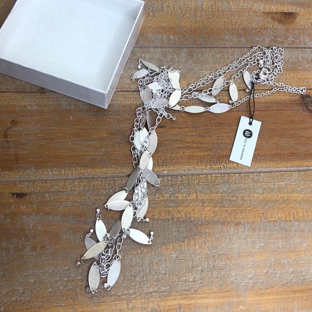 Bay to Baubles Majid Layering Necklace in Silver